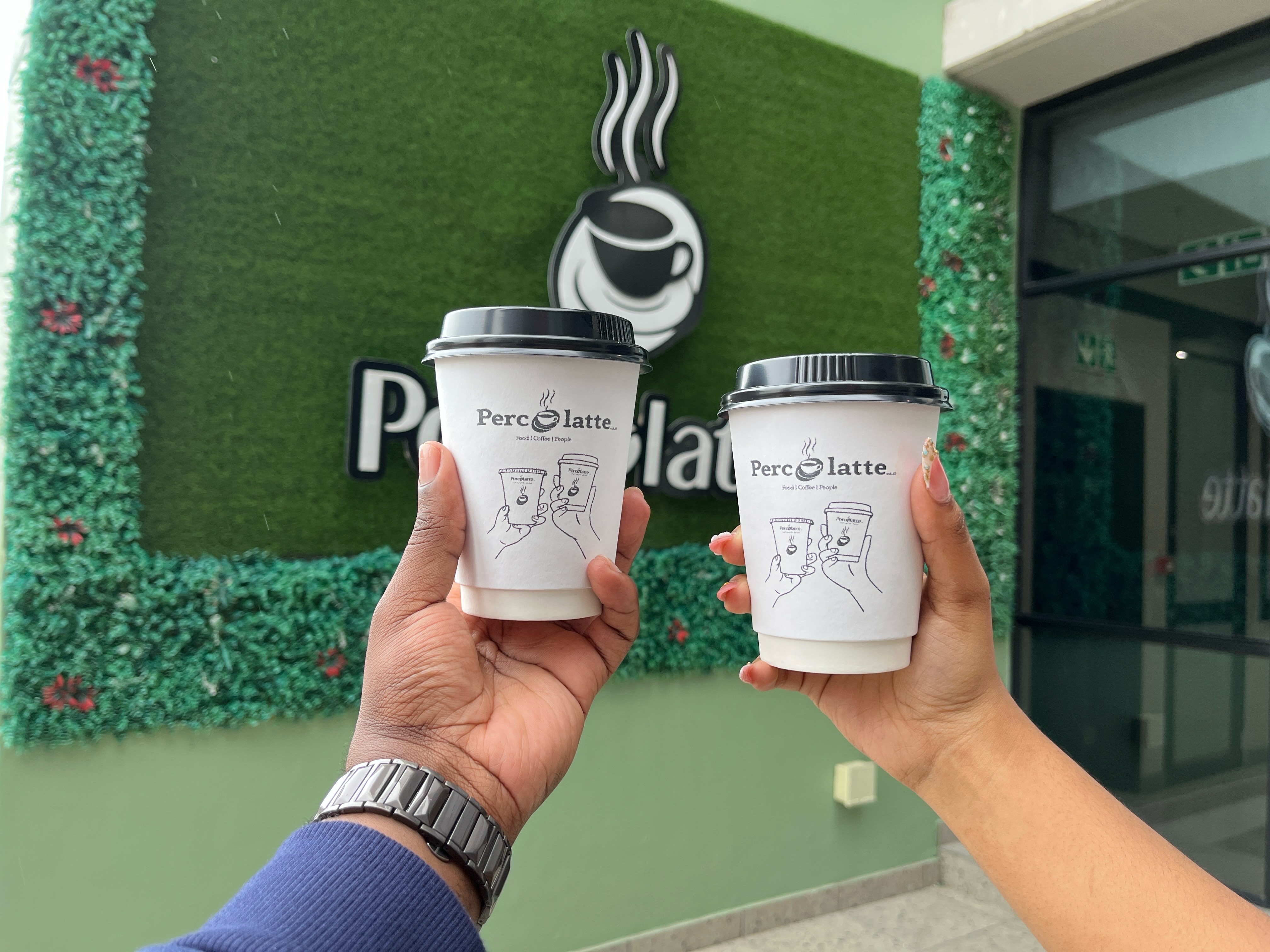Percolatte takeaway coffees